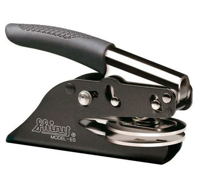 sello seco redondo Shiny S-722 Santo Domingo